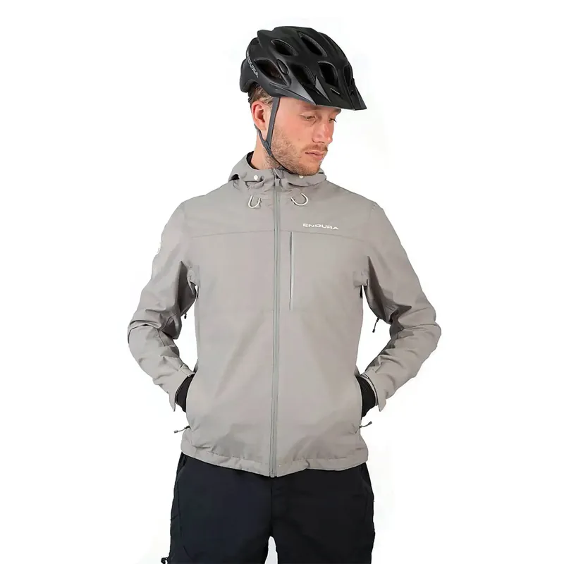 Endura Hummvee Waterproof Hooded Jacket Fossil-5